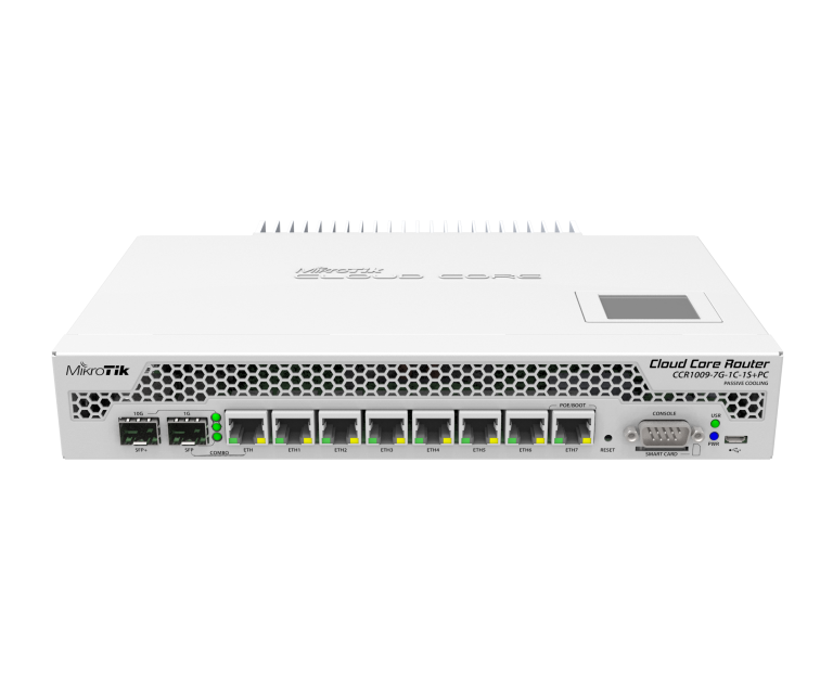 Маршрутизатор MikroTik CCR1009-7G-1C-1S+PC