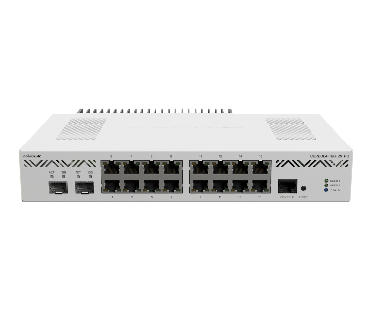 Маршрутизатор MikroTik CCR2004-16G-2S+PC