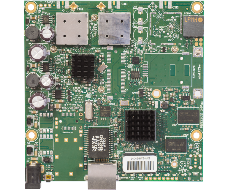 Плата MikroTik RB911G-5HPacD