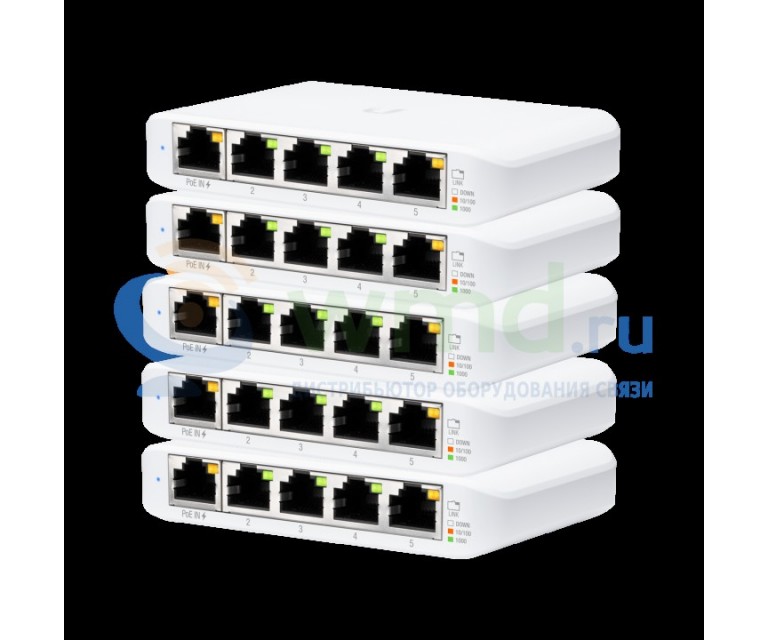 Коммутатор Ubiquiti UniFi USW-Flex-Mini 5-PACK