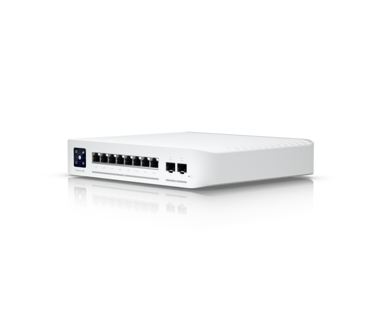 Коммутатор Ubiquiti USW-Enterprise-8-PoE, 8x RJ45 2.5Gb/s PoE+, 2x SFP+, 120W